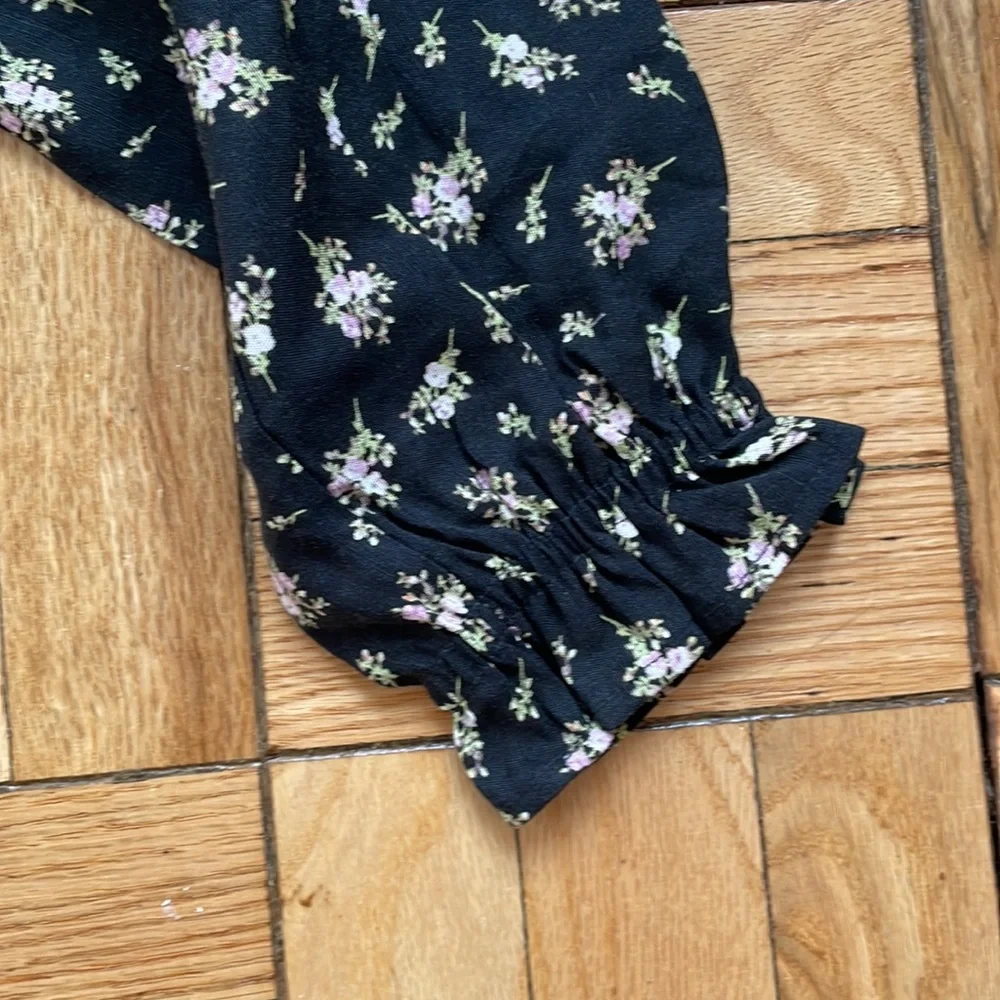 NWT H&M Long Sleeve Crop Top - Picture 3 of 7